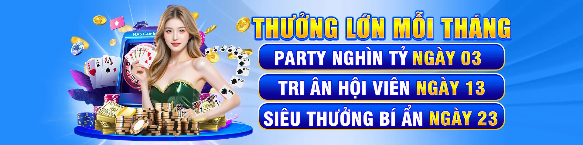 Hình ảnh hoành tráng về các trò chơi cá cược trực tuyến OK22 với hiệu ứng ánh sáng xanh rực rỡ và logo thương hiệu. Thể hiện sự sôi động và chuyên nghiệp của nền tảng.